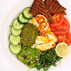 Vegetarian protein plate