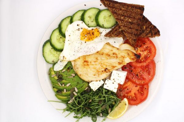 Breakfast protein plate ( chicken)